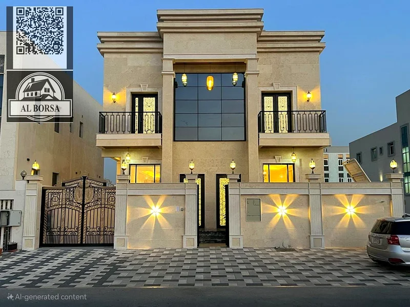 🏡 For rent - a first-inhabitant villa in Al Zahia, consisting of 5 master bedrooms with a majlis and a large hall for families64052767049602110