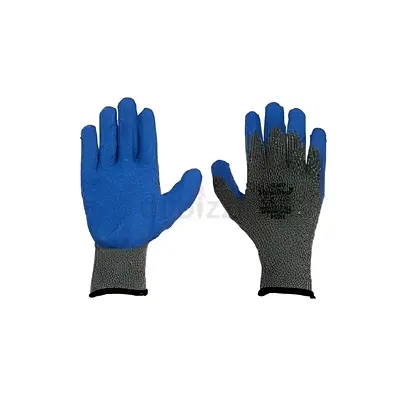 Vaultex HSN Latex Coated Gloves - Blue  Grey