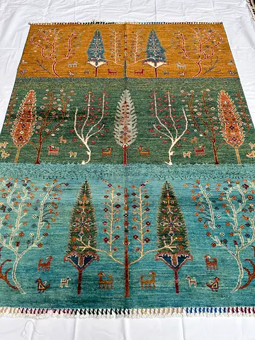 200 x 156 cm | new Handmade Beautiful Tree Cypress Carpet (#10U)