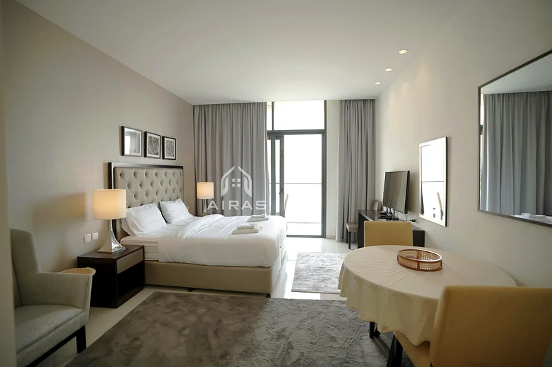 استوديو واسع | مفروش بالكامل | دبي الجنوب64230675315842110