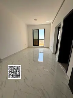 Two bedrooms, a hall, 3 bathrooms, and a balcony