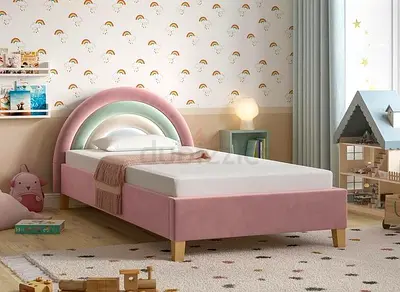 Charming Pink Bed for Kids Room