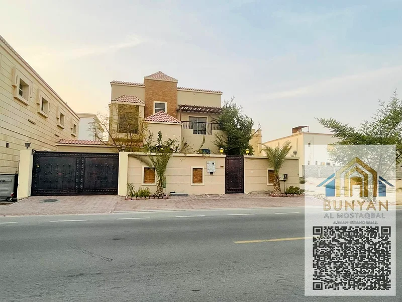 🏡 Code 159 – Elegant 2-Storey Residential/Commercial Villa for Rent in Ajman – Al Rawda 2 | 5 Master Bedrooms + 2 Spacious Halls + Majlis + 7 Bathroo64073343092993110