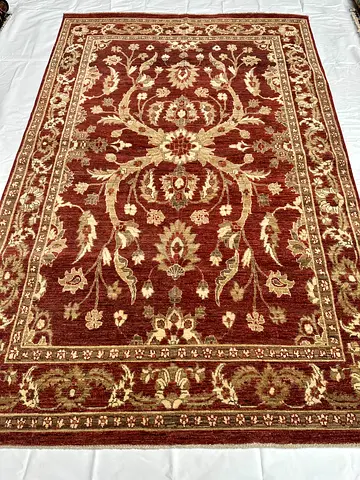 146 x 220 cm | Vintage Handmade Sultani Vintage Red Carpet (#15U)