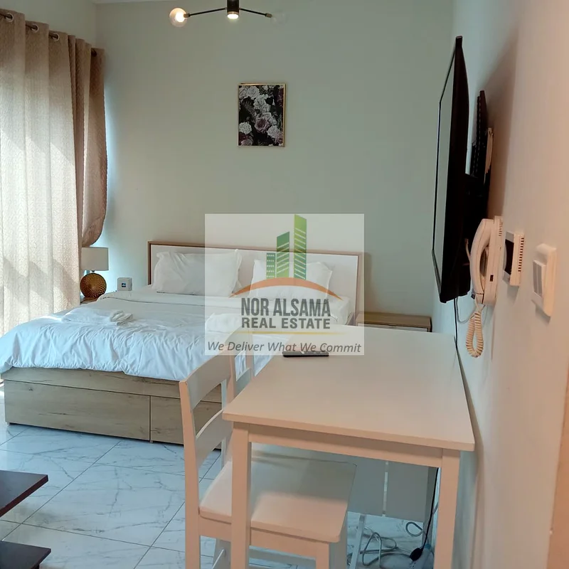 READY TO MOVE !! Fully Furnished -- STUDIO WITH BALCONY Apartment in Dubai South WITH POOL, GYM AND PARKING64212397383171112