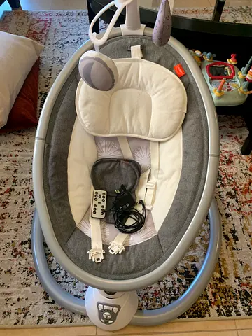 Baby; Moon - Musical Baby Electric Swing - Grey