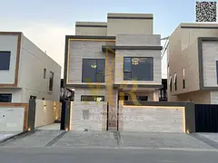 Luxury super deluxe villa for sale in Al Yasmeen area, Ajman, freehold for all nationalities, at an