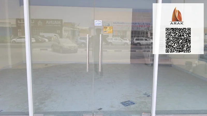 Retail Shop for Annual Rent in Al Jurf Industrial 3 – Ajman   Prime Location on Main Road | 1,100 Sq. Ft. with Mezzanine | AED 75,000/year64074673763457110
