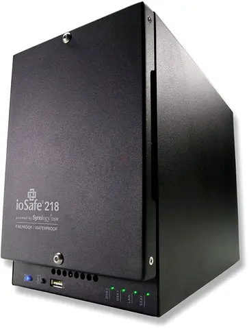 iosafe 218 NAS waterproof fireproof  storage powered by synology