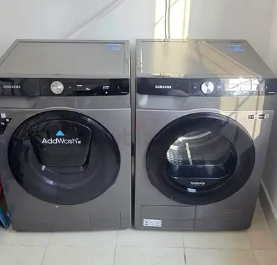 Samsung 9kg washer dryer set excellent condition with wifi