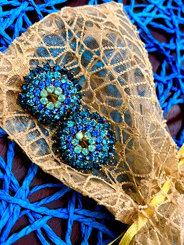 Blue Green Crystals decor nice gift van cleef omega cartier michael kors fossil longines montblanc c