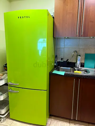Vestel Latest Model Bottom Freezer Retro Fridge for sale Same Like New 75cm Wide