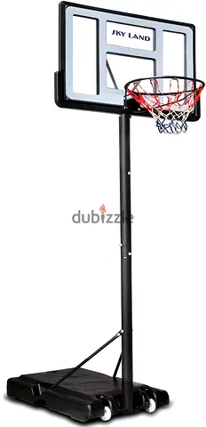 Basketball Hoop Goal on Wheels Adjustable Height 5 – 10 FT
