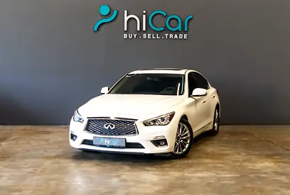 AED 1,398 pm • 0% Downpayment • Infiniti Q50 Luxe • 1 Year Warranty