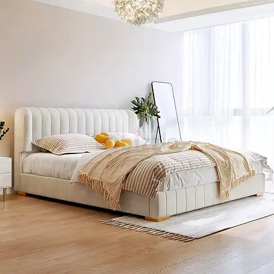 180*200 king size Velvet Upholstery Luxury Bed for bedroom