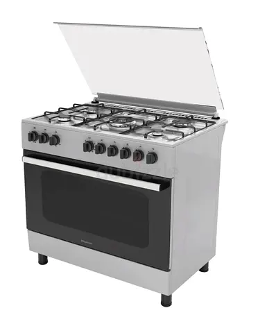 Hisense 90X60 Cm 5 Burner Cooking Range - 1 Year Warranty