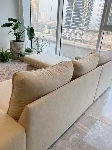 Selling in excellent Condition ikea Kivik L shape sofa beige