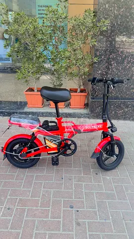 Bright Red Folding Balance Bike for Kids