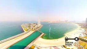 S2C | Sea and Ain Dubai View | Serviced Apartment