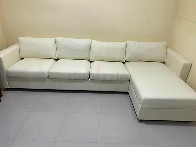 Ikea vimle l shape 4-seater sofa with storage beige
