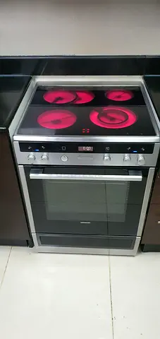 Electric stove 60x60cm freestanding