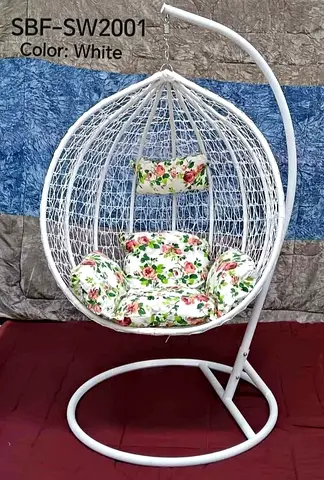 Charming White Hanging Egg Chair for Your Home
