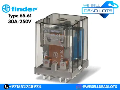 Finder Type 65.61 Relay 30A-250V - Reliable Electrical Equipment!
