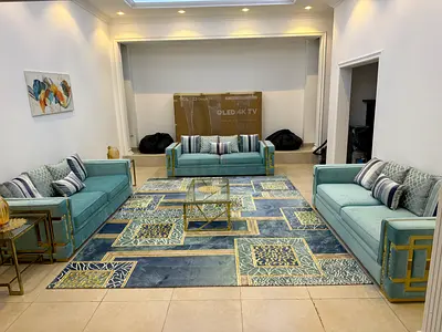 Stunning Living Room Sofa Set - 3 x 3 seater sofas