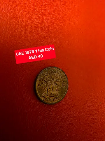 1973 UAE rare 1 fil Coin