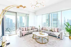 Regal 3BR+Maid w/ Burj Khalifa View Balcony
