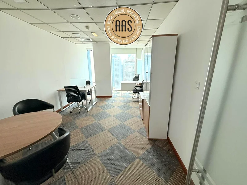 200SQFT|VERY NICE OFFICE FOR RENT ON YEARLY BASIS|FULLY FURNISHED|HIGH FLOOR|ALL UTILITIES INCUSIVES64070295492993110