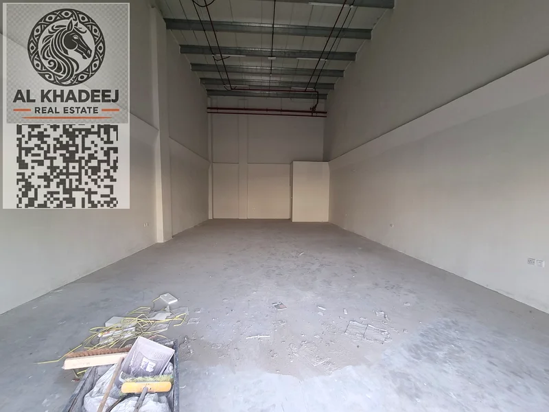 Brand New Warehouses for Annual Rent in Ajman – Sizes from 1,100 to 1,900 Sq.Ft – Electricity, Water, Civil Defense – Starting AED 90K in 4 Cheques64074343983745114