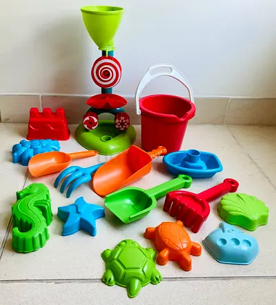 ELC Water Mill and Sand Toys Set 16 Pieces