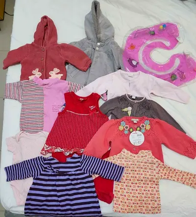 Baby girls clothes, 0-6 months