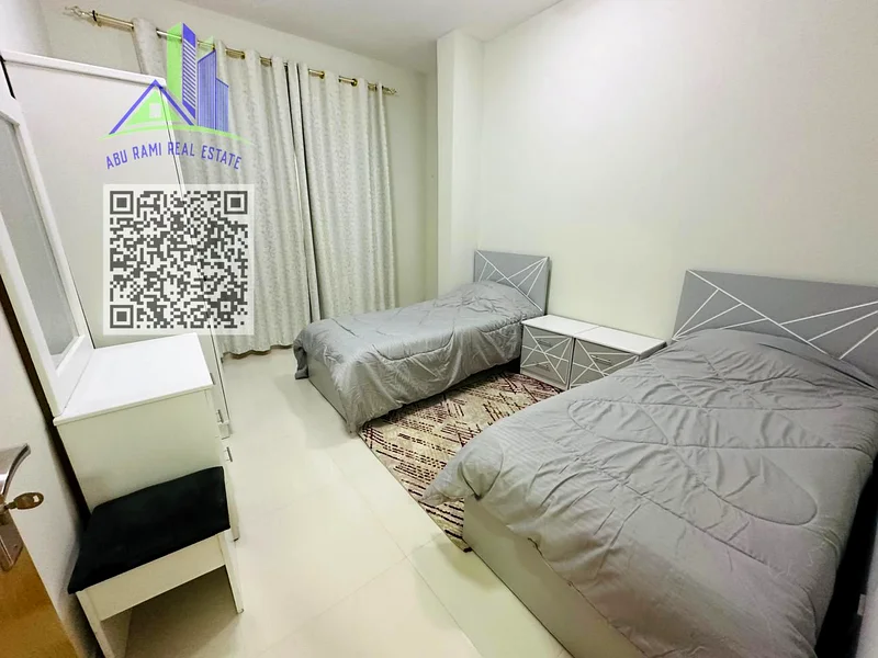 شقة من غرفتين وصالة - للإيجار الشهري - شاملة جميع الخدمات - مفروشة - بأثاث نظيف64050576153601112