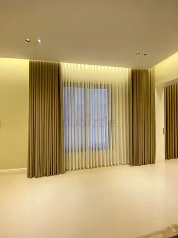 Silk curtains