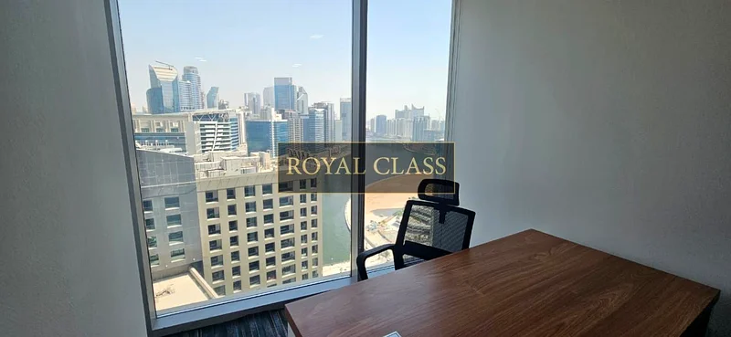 Great Location | Fully Furnished | Road, canal and Burj Khalifa View64070295441794113