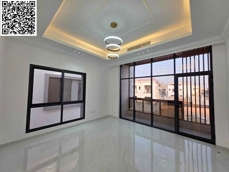 The lowest price for the best villa in Ajman for annual rent, 5 rooms, 7 bathrooms and built-in wardrobes Private residential location and close64052767068546113