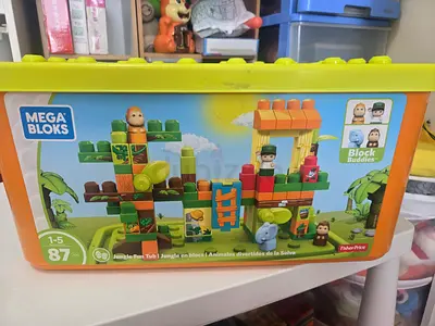 Mega Bloks Jungle Adventure Building Set - Fun for Kids 1-5