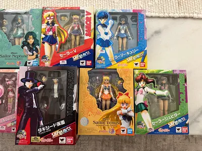 Sailor Moon Collectible Action Figures Set