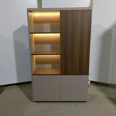 Wall cabinet with strip light modern
