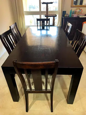 Elegant 8-Seater Dining Table - Perfect for Family Gatherings! Pottery Barn, BENCHWRIGHT Mahogany