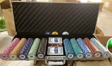 Deluxe Ceramic Poker Chip Set with Case