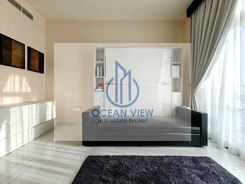 شقة استوديو مفروشة بالكامل // تشطيبات مشرقة // أثاث ذكي64211540806914112