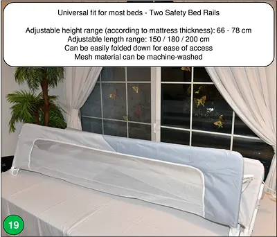 Baby/Toddler Safety Bed Rails for Parents Bed