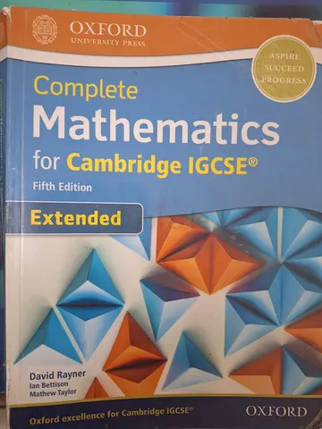 IGCSE Maths textbook