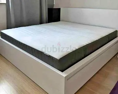 Malam king size bed 180/200cm bed , 2 storage drawers underneath and with Ikea mattress