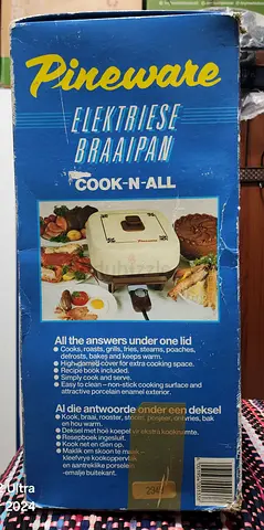 Pineware Cook-N-All Electric Braai Pan - All-in-One Cooking Solution!