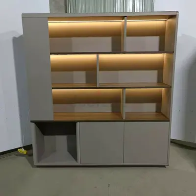 Executive wall cabinet modern led