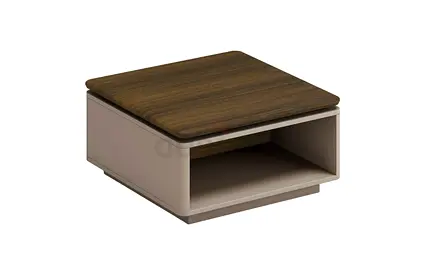 Sleek modern center coffee table 60cm